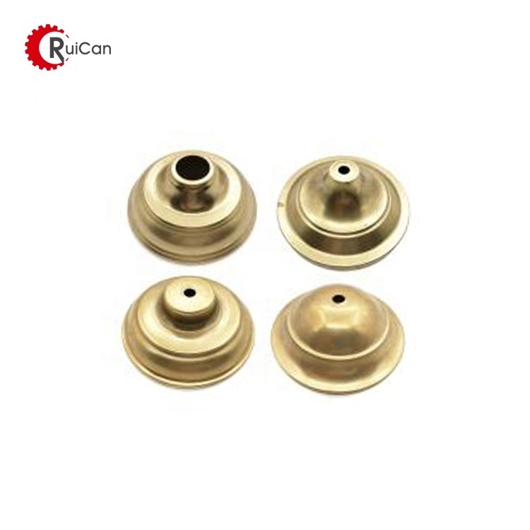 OEM customized desgin metal die casting LED lighting component brass lamp cover