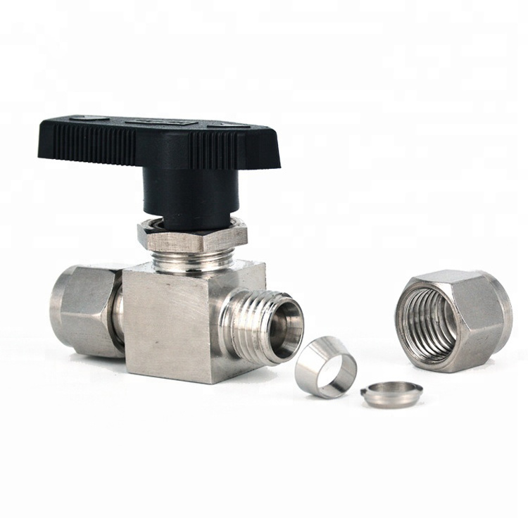 Seamless Stainless Steel Tube Pipe Fitting 2 Way Needle Valve