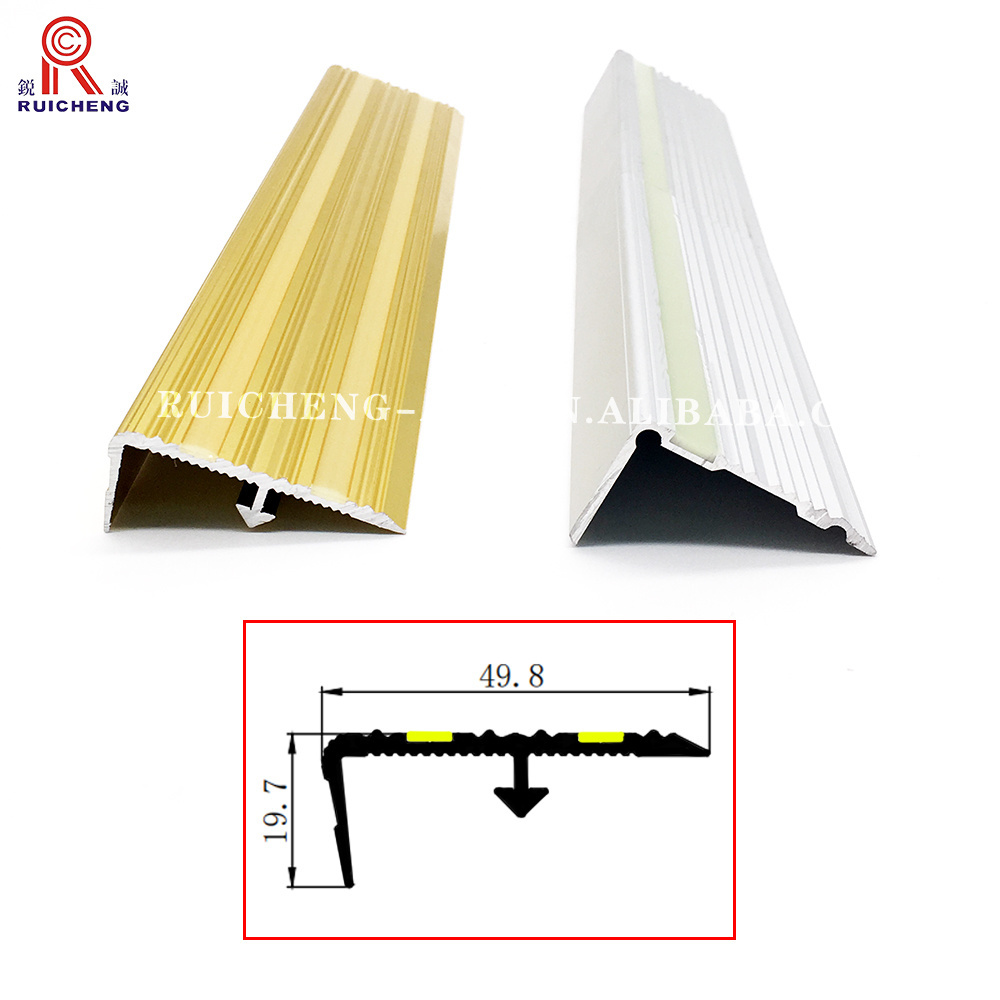 Stair Nose Anti Slip Manufacturer Aluminum Extrusion Profile For Stair Protection