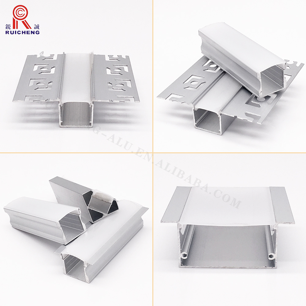 Suspended Rectangular Shape Manufacturer Customize Linear Aluminum Led Profile For Indoor Light