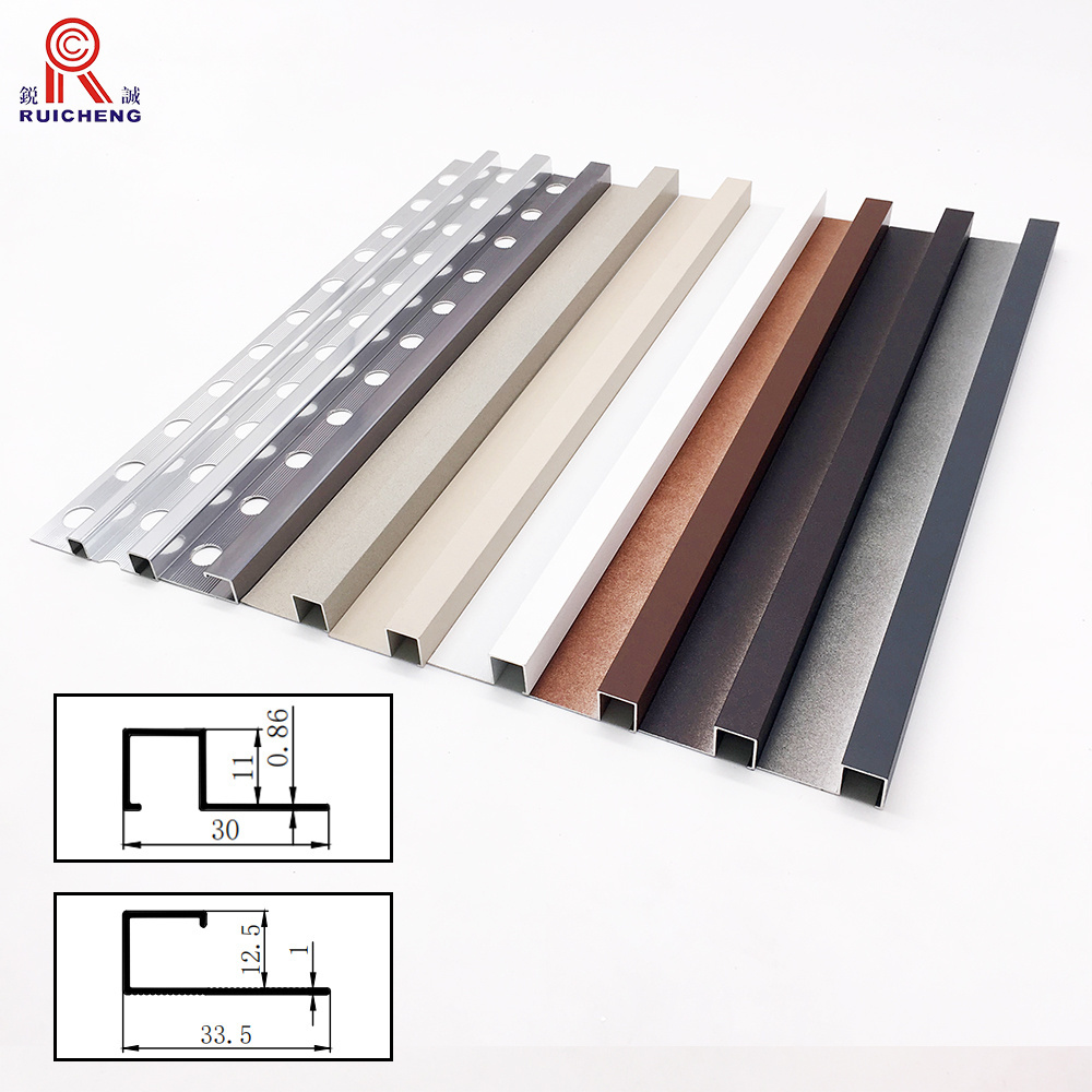 High Quality Building Material Ceramic Edge Accessories Aluminium Tile Trim