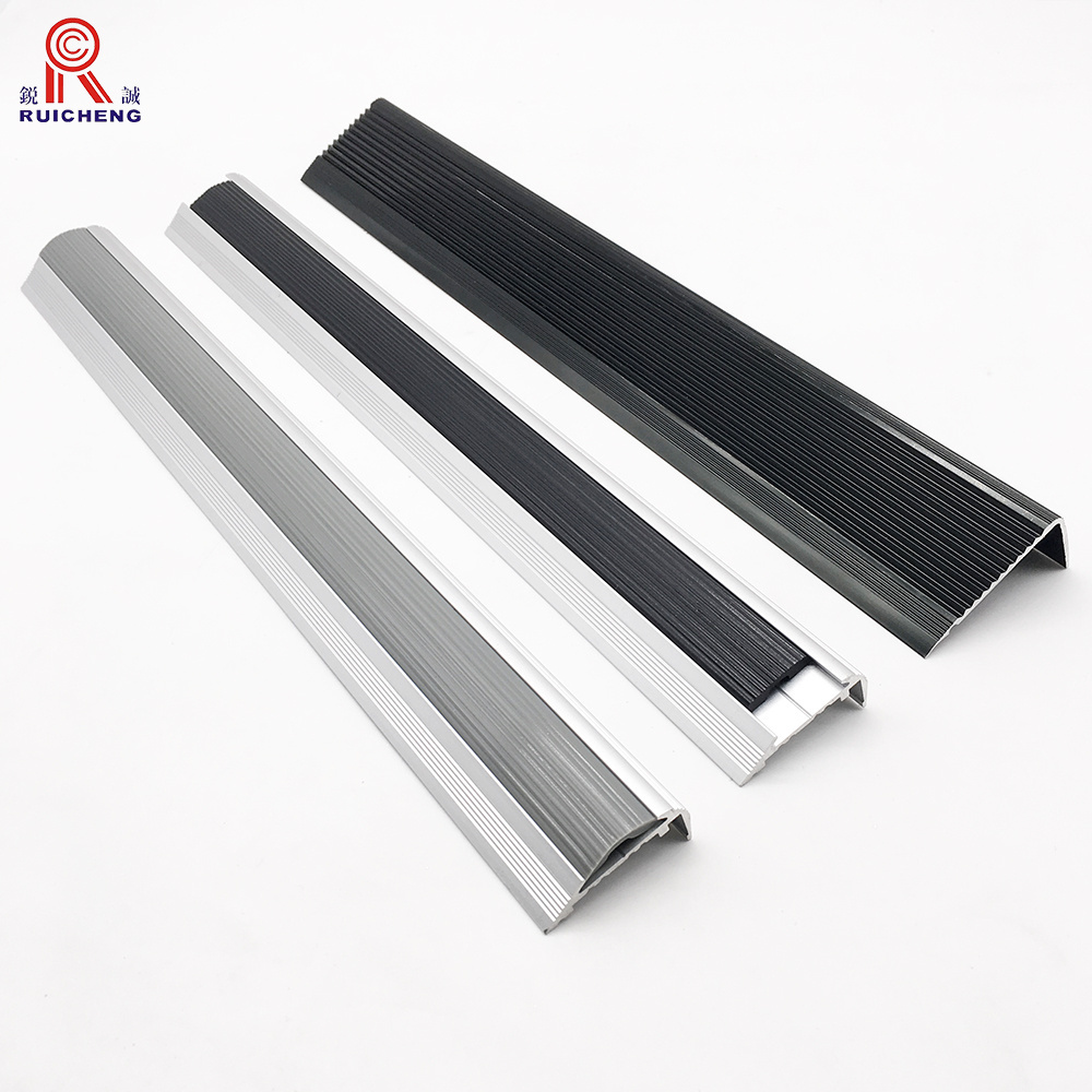 Step Protection Wholesale Metal Gold Polished Aluminum Extruded Stair Nosing Profile