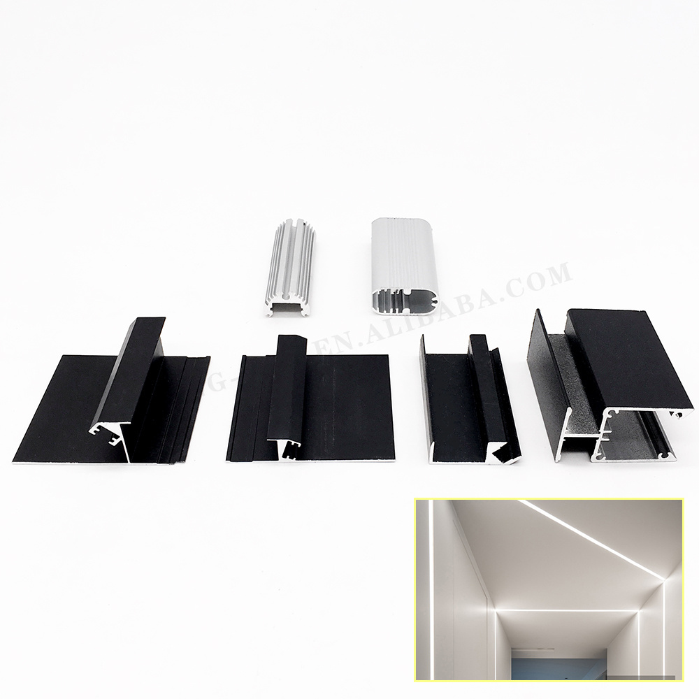 Embedded Led Profile Led Linear Light Aluminum Shell For Ceiling Drywall