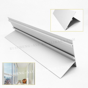 Flexible Industrial Profile Balcony Tile Edge Angle Aluminum Trim For Balconies Tile