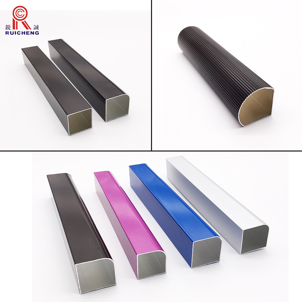 6061 small industrial sizes rectangular anodized extruded alloy price oval round square tubing metal tube aluminum pipes