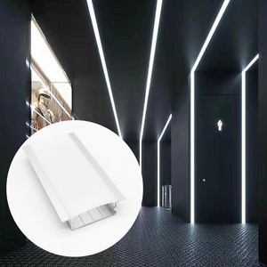 Suspended Rectangular Shape Manufacturer Customize Linear Aluminum Led Profile For Indoor Light