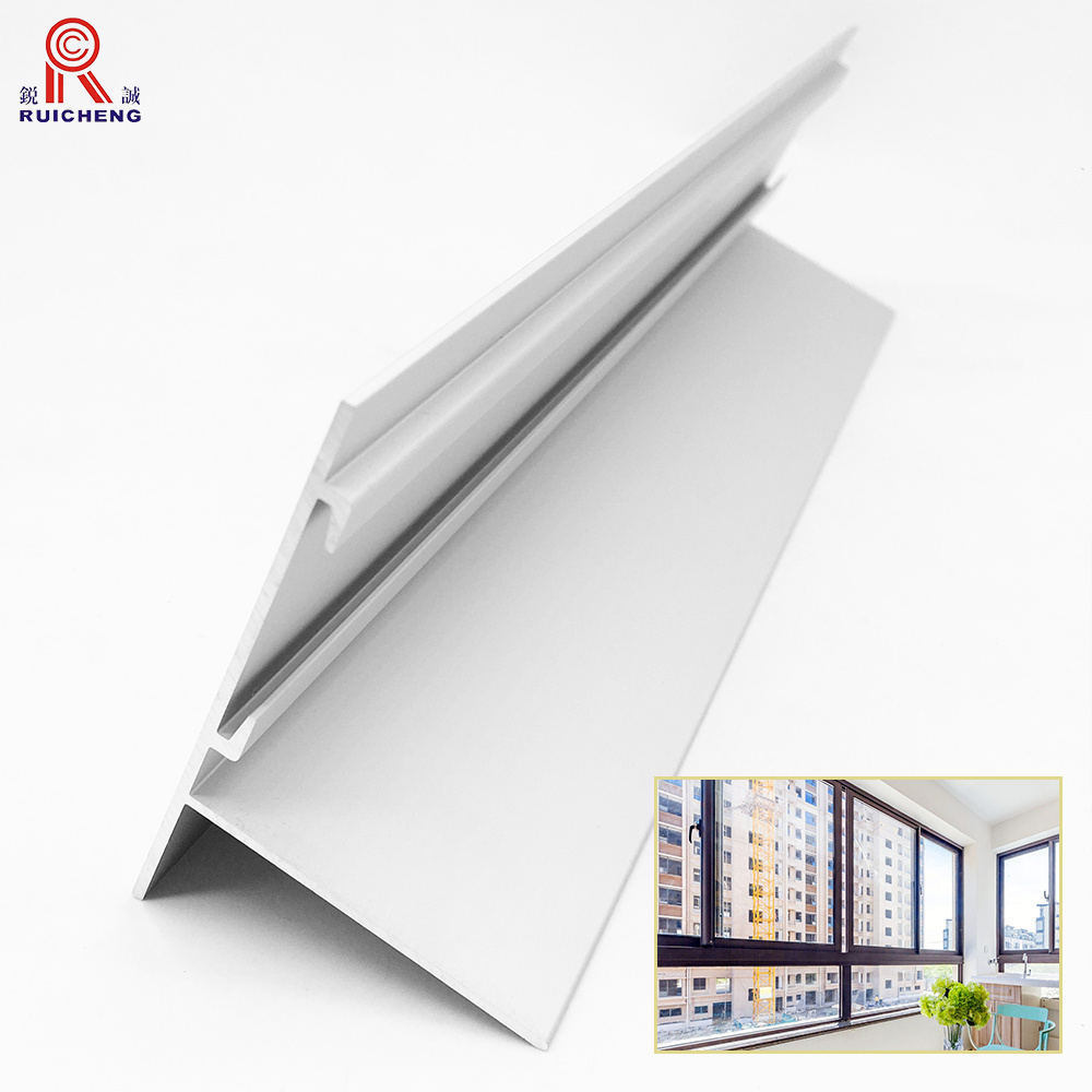 Flexible Industrial Profile Balcony Tile Edge Angle Aluminum Trim For Balconies Tile