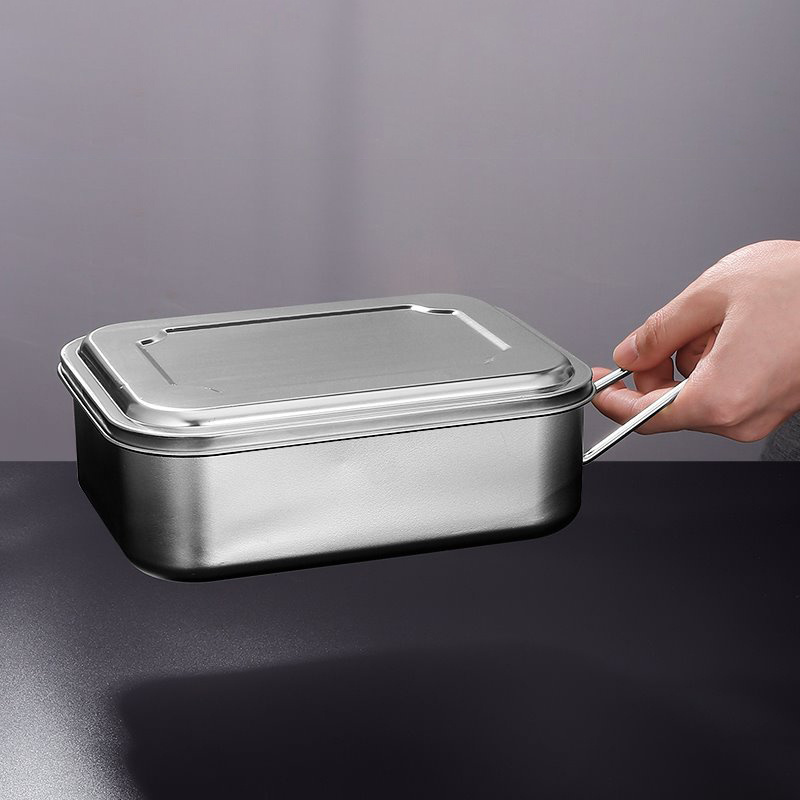 Metal Bento Lunch Box Leakproof Bento Stainless Steel Lunch Box Leak Proof With Compartment Stainless Steel Lunchbox Bento