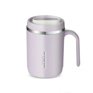 Wholesale 500ml double wall office cup 304 stainless steel coffee mug vacuum insulated tumbler with handle