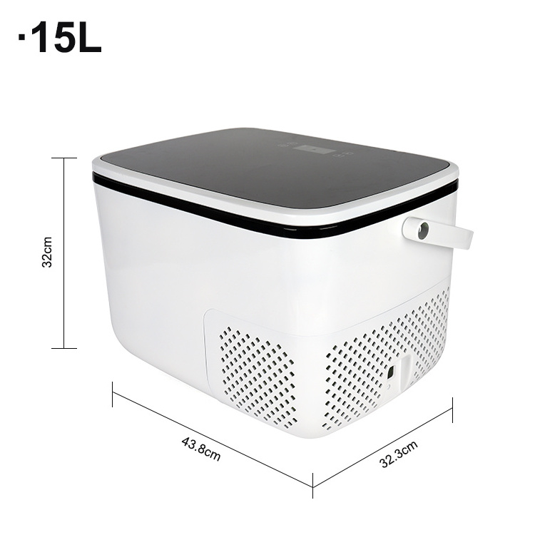 Wholesale 15l Portable Freezer Car Fridge 12v Refrigerator Mini  Compressor Car Fridges For Truck