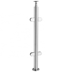 Top Sell Large Quantities Stainless Steel Pillars Popular Glass Pillars  Glass Railing Balcony Handrail