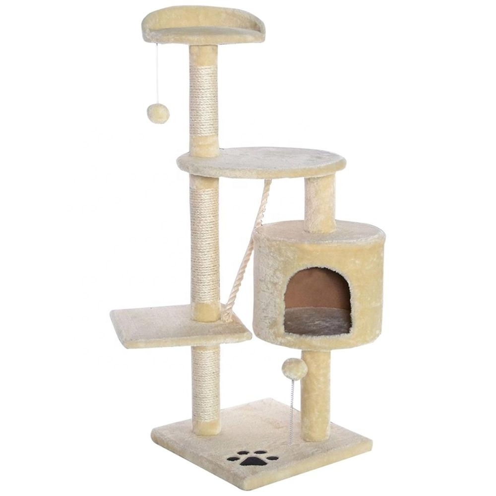 3 Tier Basics Cat Activity Tree with Scratching Posts Modern Design Go Pet Club Cat Tree Perches house