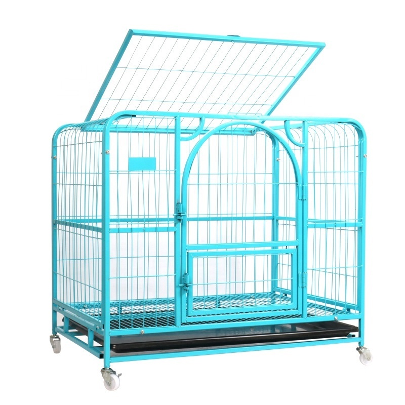 High Quality Hot Sales Multiple Sizes Single-Door & Double-Door Folding Metal Big Dog Cages Indoor Dog Kennel