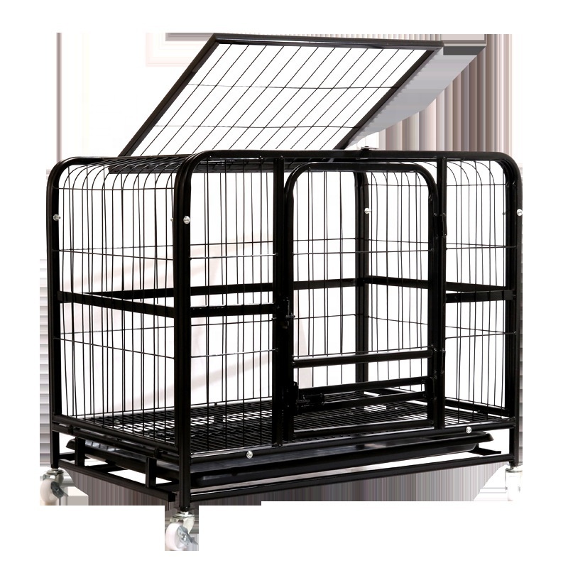 High Quality Hot Sales Multiple Sizes Single-Door & Double-Door Folding Metal Big Dog Cages Indoor Dog Kennel