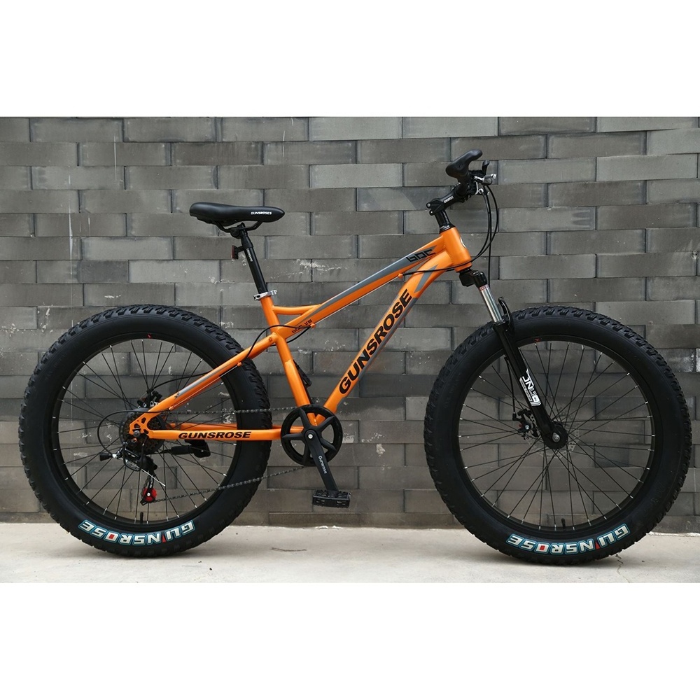 Factory Price 26 Inch High Carbon Steel Frame Adult Man Big Tyre Fat Bikes 4.0 Fat Tire Bicycle for Sale