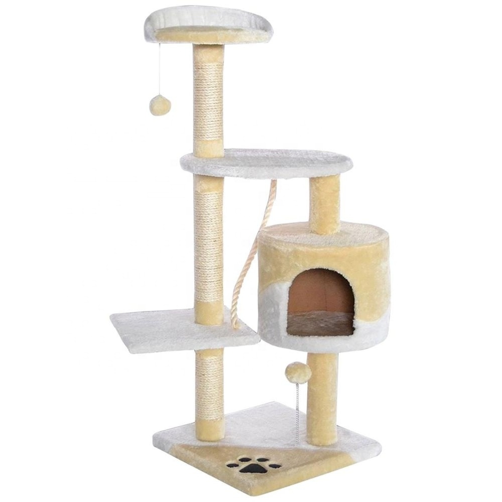 3 Tier Basics Cat Activity Tree with Scratching Posts Modern Design Go Pet Club Cat Tree Perches house