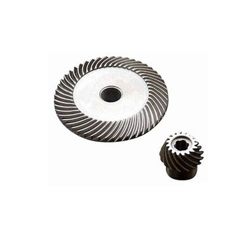 Metal Spiral Bevel Gear Nylon Reduction Transmission Shaft Paper Shredder Parts Helical Crown Pinion Gear