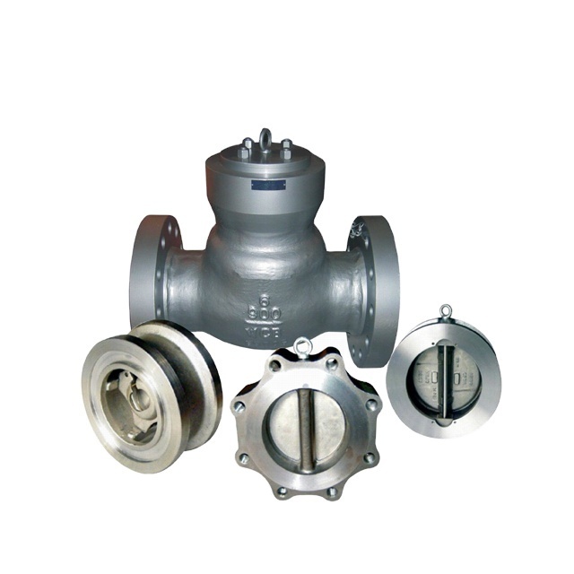 Internal Press Wafer Dual Plate Cast Iron Flange Dn200 Tilting Globe Check Valve