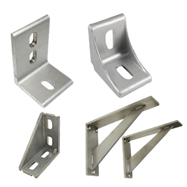 Custom Flat Metal Die Cast Aluminum Corner Brackets Premium Casting Services Product