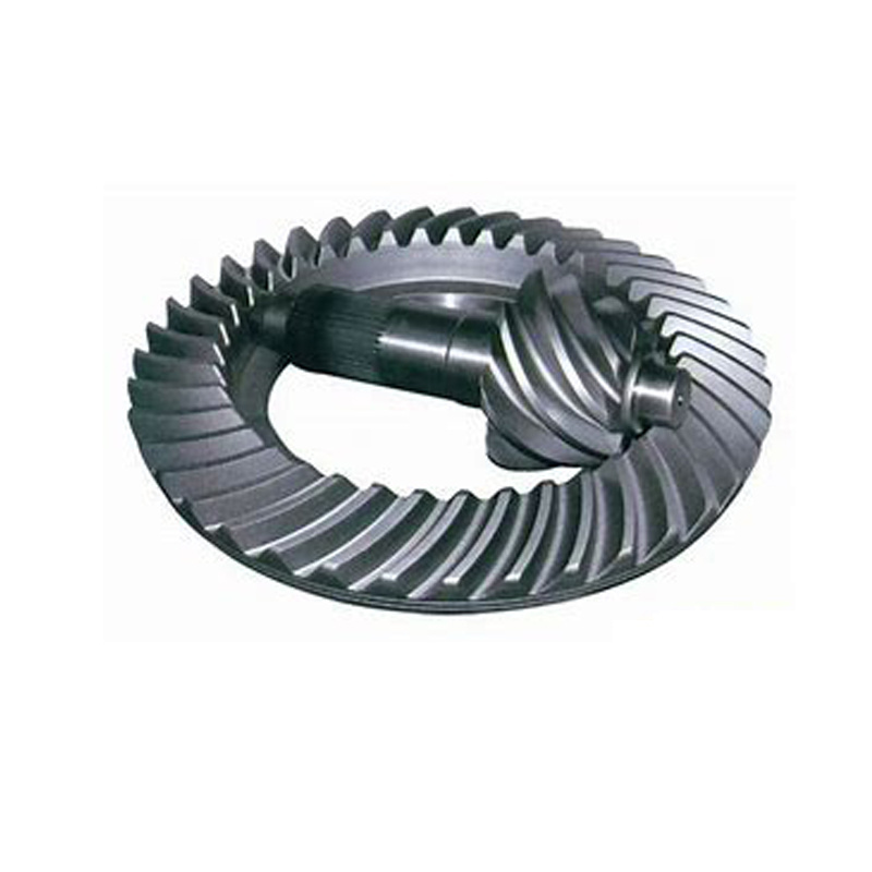 Metal Spiral Bevel Gear Nylon Reduction Transmission Shaft Paper Shredder Parts Helical Crown Pinion Gear