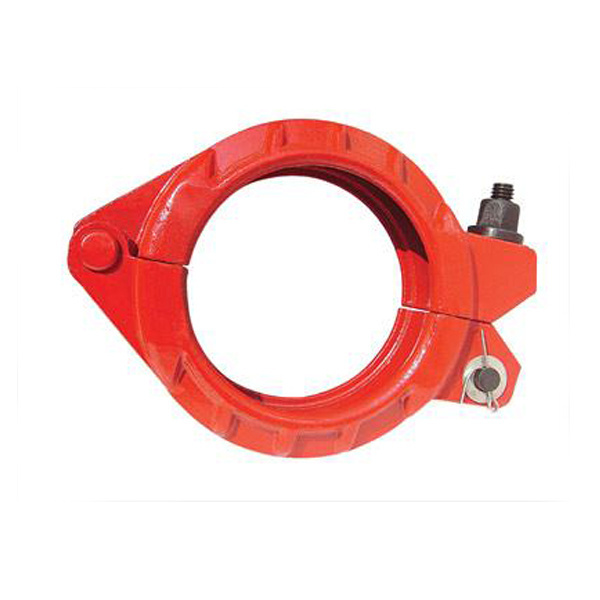 high quality cast iron clamp of pipe clamp with epdm rubber lining