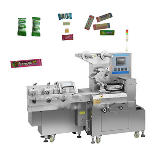 Dxd-800q Ss Mint Candy Wrap Chewing Gum Packaging Wrapping Machine, High Speed Automatic Feeding Pillow Packaging Machine