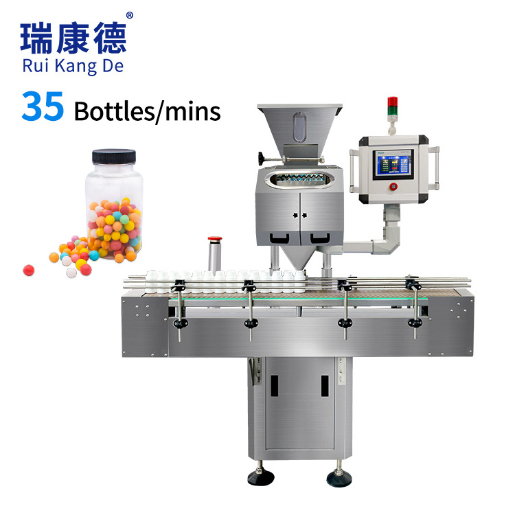 8 Lane Small Automatic  Pill Conveyor Packaging Counter and Bottle Pack Capsule Tablet Counting Machine