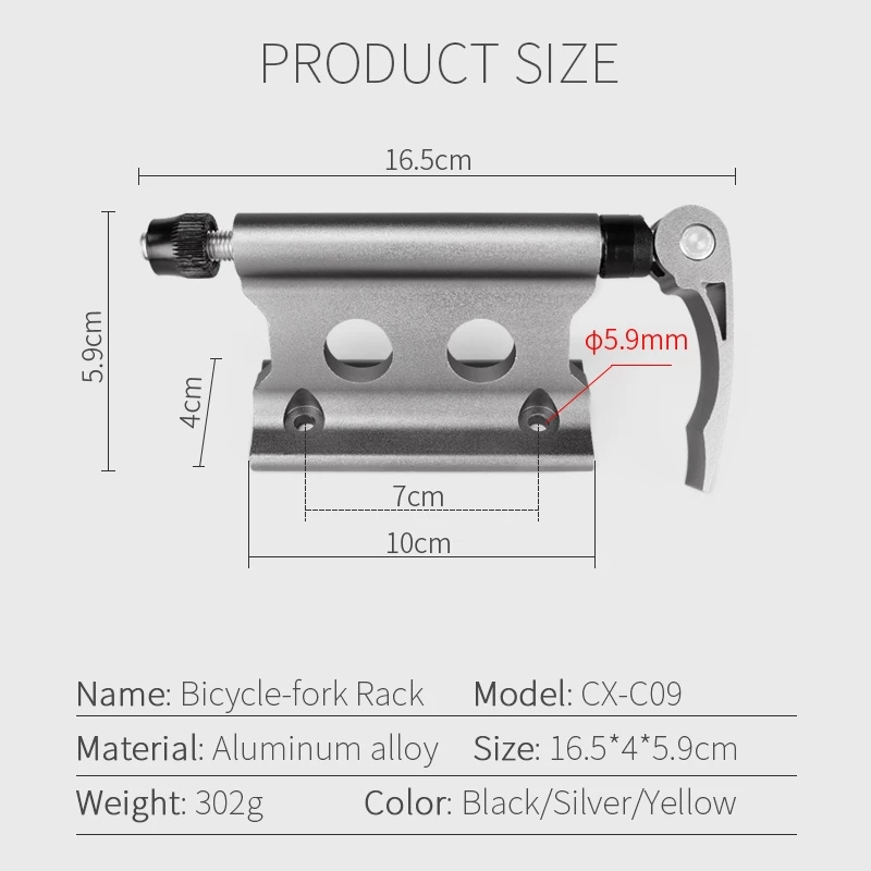 Bicycle Rack Bike Storage Holders & Racks Other Bicycle Accessories Bike Fork Lock Racks