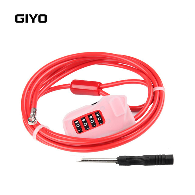 High Quality Bike Cable Lock Bicycle 4 Digit Combination Hot Sell Bike Lock