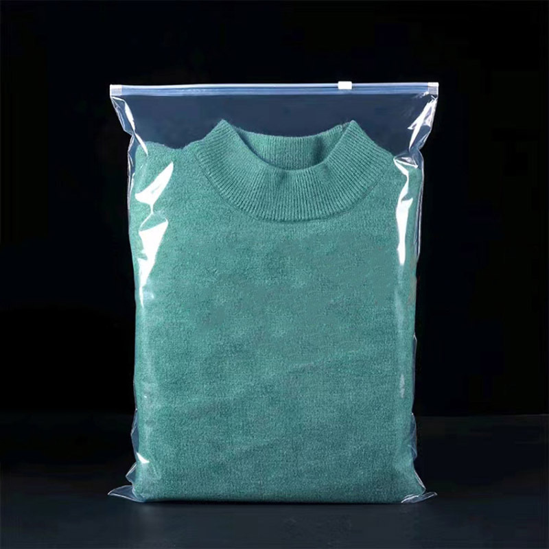 Best Selling T Shirt bags Clothes Frosted Biodegradable Zip Lock Self Sealing Bag packaging and printing custom logo