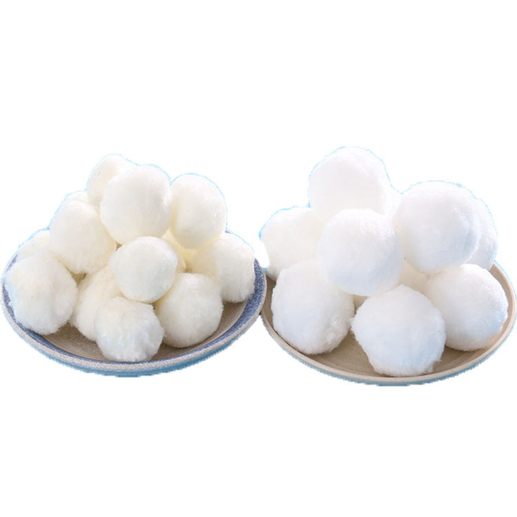 Clarifiers/swimming pool polyester filter media fiber balls adsorption sand