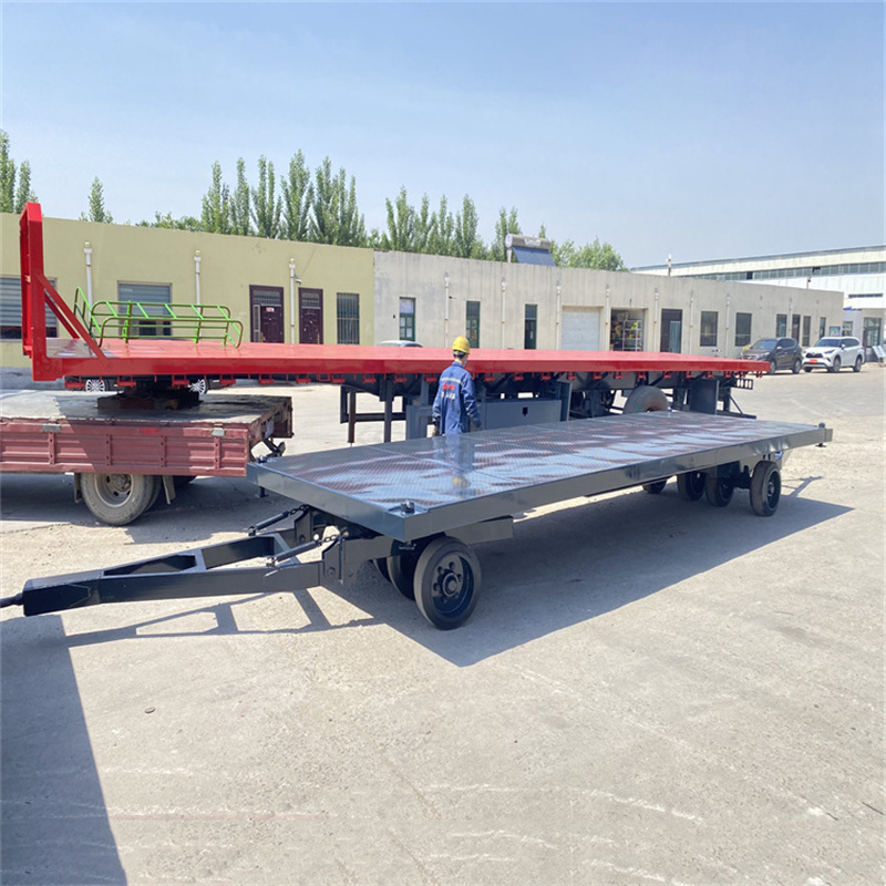 Sell heavy utility flatbed trailer factory full flat trailer