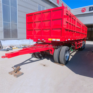 Premium small trailer tow bar dump 6x4 single axle box platform car trailer