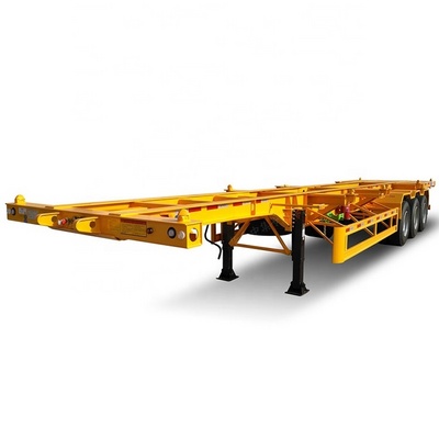 New 2-axle 3-axle 40-foot frame semi-trailer container chassis