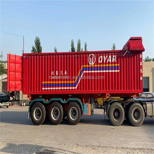 ruidaHot Sale Cheap 40ton-80ton 3 Axles Cargo Livestock Sugar Cane Stake Fence Semi Truck Trailer For Sale