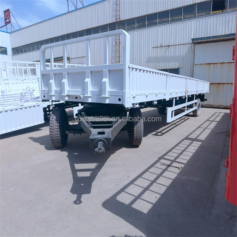 Premium small trailer tow bar dump 6x4 single axle box platform car trailer