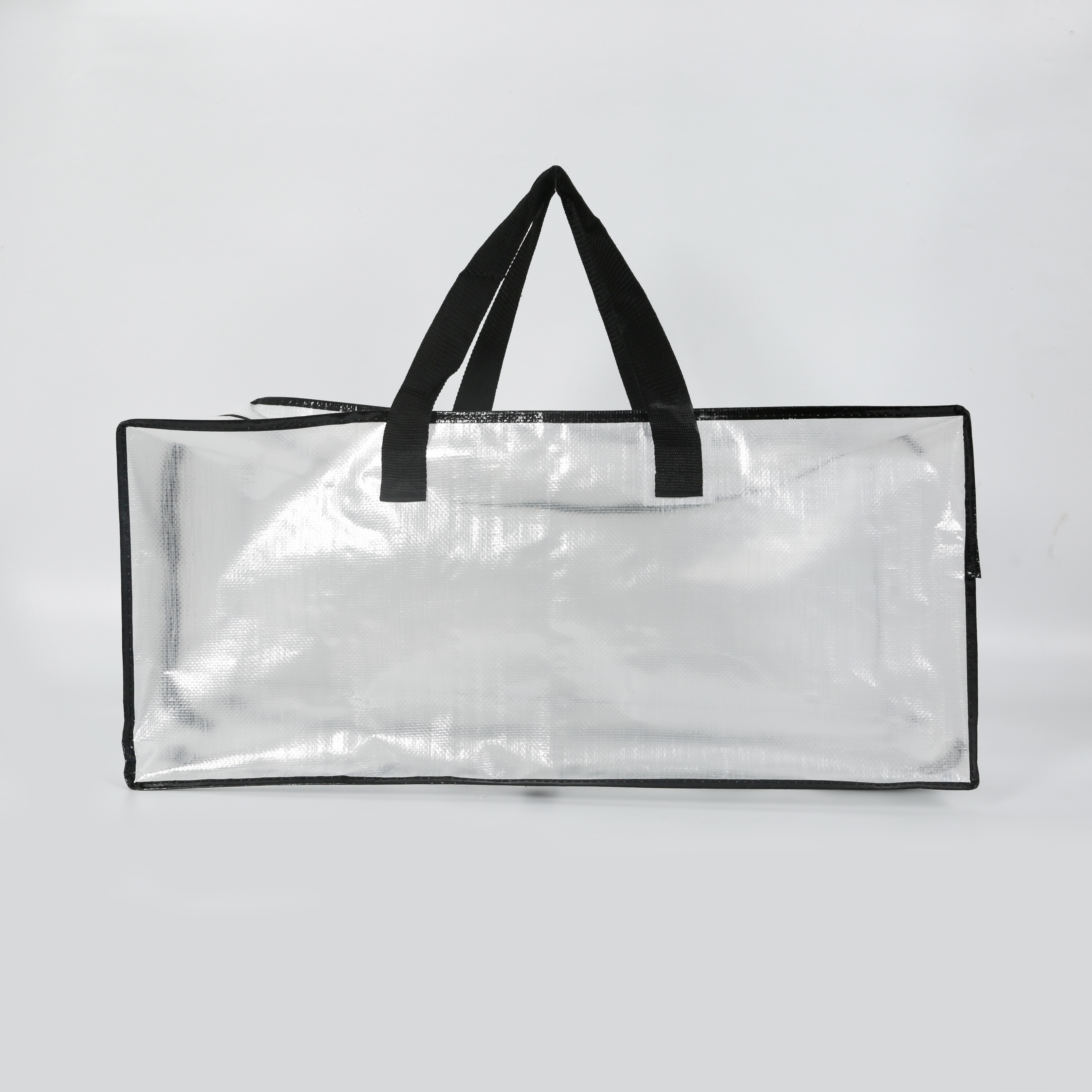 Factory supply foldable pp woven storage bags heavy duty extra large transparent pp woven moving bag