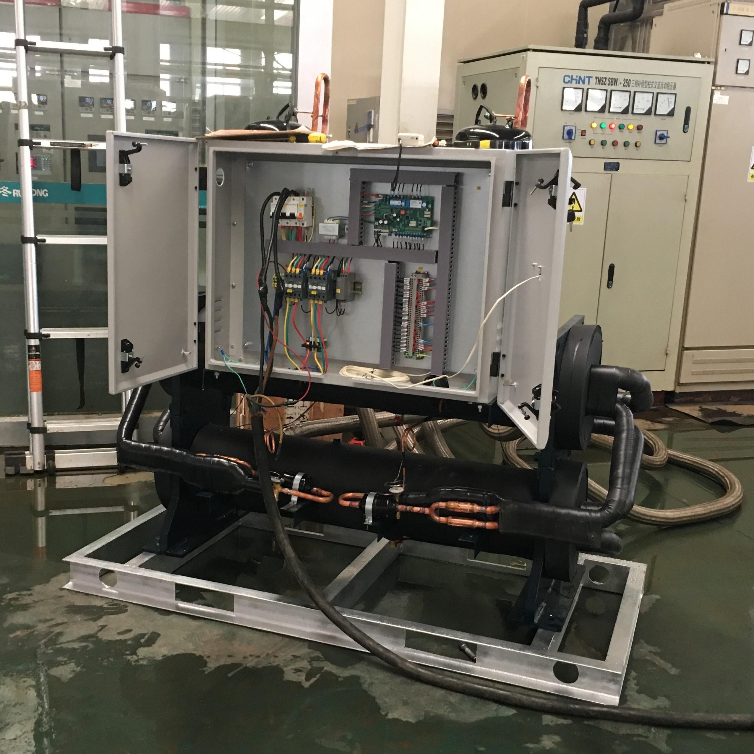 Industrial Water Chiller 70kw-240kw High efficiency Cooling System Scroll Water Cooled Central Air Conditioner Water Chiller