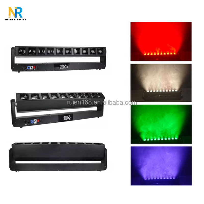 High quality Zoom Focus Bar 10X40W Wash Wall Beam Matrix Light Wash Wall Beam Party Light Disco