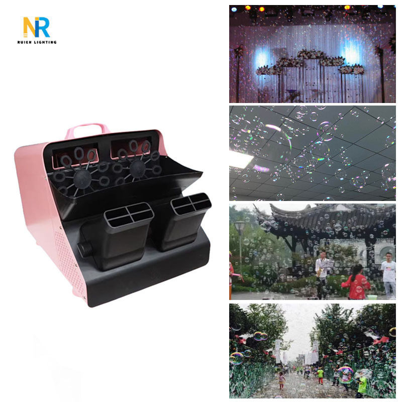 New Stage Dedicated Bubble Machine  Wedding Outdoor Large-Scale Activities Intelligent Remote Control Charging Bubble Machine