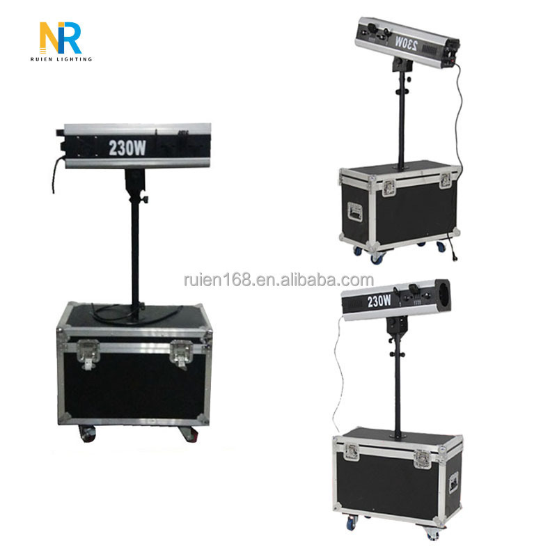 230W 7R Customized Pattern Led Focus Spot Light Concert Spot Light  Flight Case High Power Beam Follow Spotlight