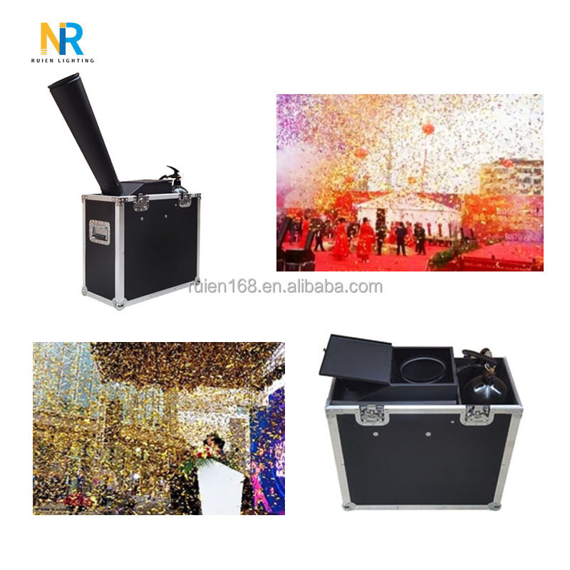 Stage Effect Confetti Shooter Blaster Machine co2 confetti machine Rainbow Cannon Machine