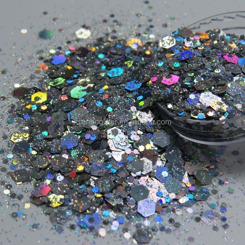 Wholesale Eco-friendly pretty Glitter Holographic   Glitter for Home Decoration