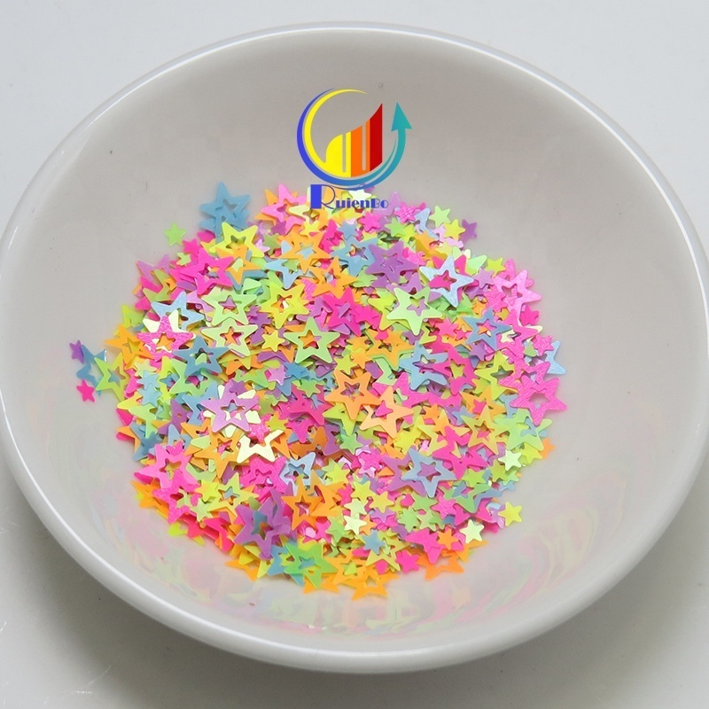 Wholesale Bulk High sparkle Star Shaped Glitter for Tumbler Nail Art Sequins Festival Decoration