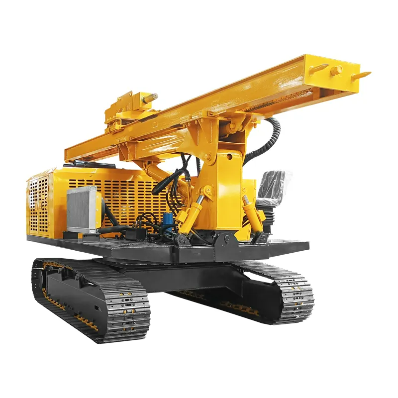 Photovoltaic Solar Drop Hammer Pile Driver & Screw Drilling Machine