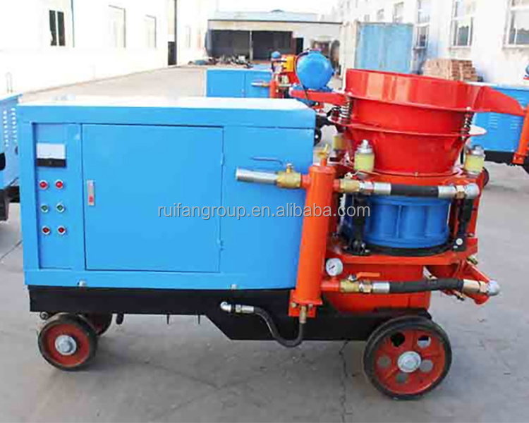 Powerful Frequency Fireproof Coating Spraying Machine PZ-6 dry shotcrete construction machine spray device for sale