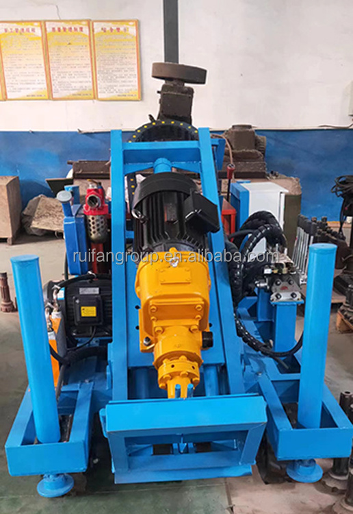 30m Depth 50-150mm small  mine Crawler Blast Hole Drilling Rig Pneumatic Drilling Rig for Rock