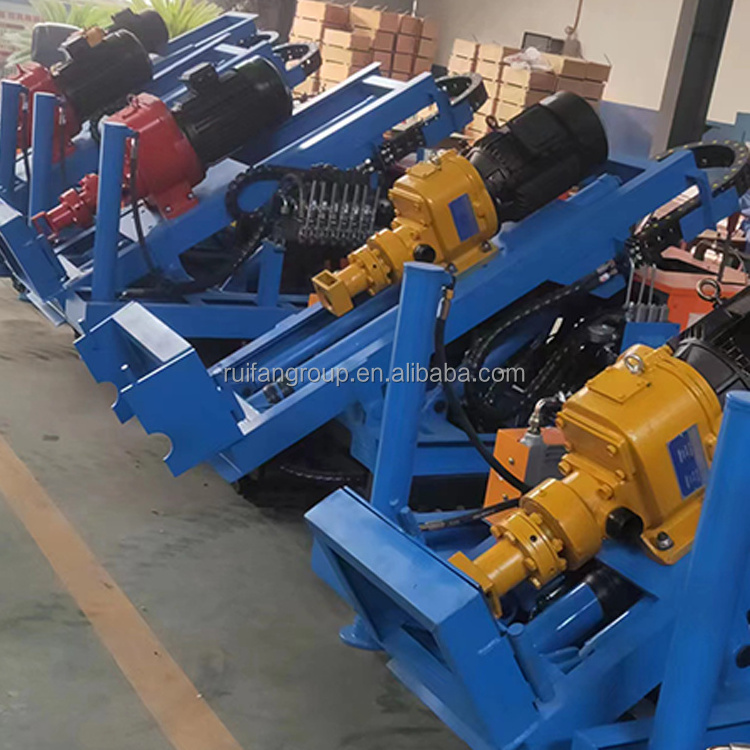 30m Depth 50-150mm small  mine Crawler Blast Hole Drilling Rig Pneumatic Drilling Rig for Rock