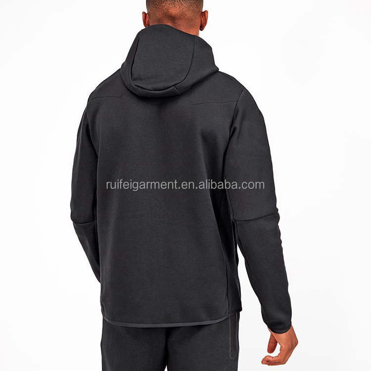 OEM custom wholesale manufacture kangaroo pockets full zip overhead hoodie