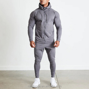 Manufacturer Training Gym Track Suits Custom Unisex Blank Plain Cotton Two Piece Pant Mens Jogging Suits Sweatsuit Set Tracksuit